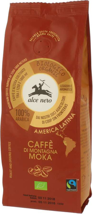 Kawa mielona Moka 250g | ORGANIC - FAIR TRADE | Alce Nero