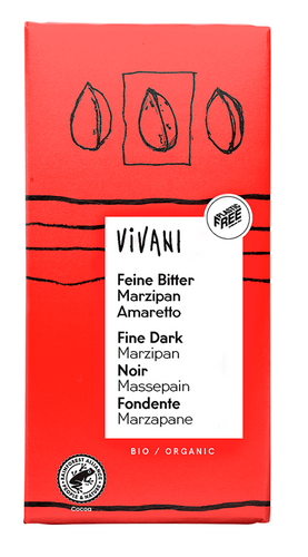 Vivani | Deserowa czekolada z marcepanem Amaretto 100g | ORGANIC