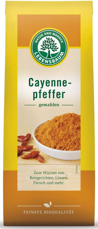 CHILI (PIEPRZ CAYENNE) BIO 50 g - LEBENSBAUM