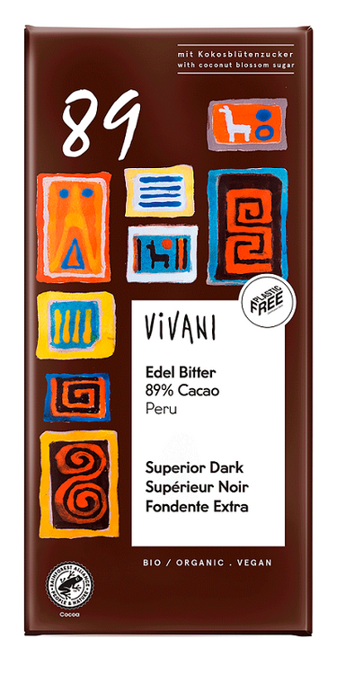 Vivani | Peru - Czekolada gorzka 89% 80g | ORGANIC