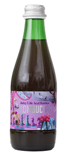 KOMBUCHA O SMAKU JAGÓD ACAI (JUICY LIFE ACAI BERRIES) BIO 330 ml - KOMBUCHA BY LAURENT (PRODUKT SEZONOWY)