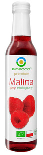 SYROP MALINOWY BIO 250 ml - BIOFOOD