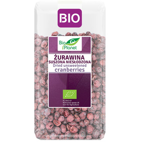 ŻURAWINA SUSZONA NIESŁODZONA BIO 50 g - BIO PLANET