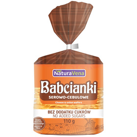 BABCIANKI SEROWO-CEBULOWE BEZ DODATKU CUKRÓW 110 g - NATURAVENA