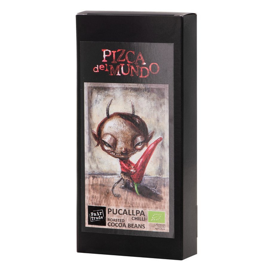 Pizca del Mundo | Pucallpa chilli (prażone ziarna kakao z chilli) 100g | ORGANIC - FAIR TRADE