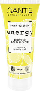 ŻEL POD PRYSZNIC ORZEŹWIAJĄCO - ENERGETYZUJĄCY CYTRYNA I POMARAŃCZA ECO 200 ml - SANTE