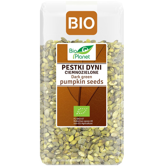 PESTKI DYNI CIEMNOZIELONE BIO 350 g - BIO PLANET