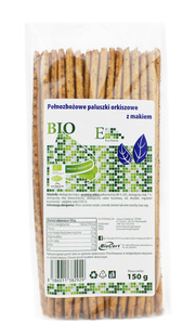 PALUSZKI ORKISZOWE PEŁNOZIARNISTE Z MAKIEM BIO 150 g - ENVOY
