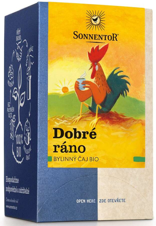 HERBATKA ZIOŁOWA NA DZIEŃ DOBRY (GOOD MORNING) BIO (18 x 1,5 g) 27 g - SONNENTOR