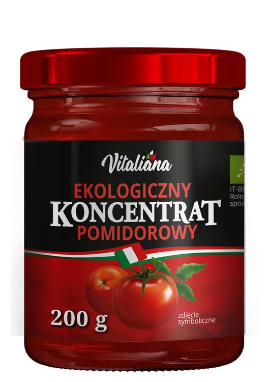 KONCENTRAT POMIDOROWY 22 % BIO 200 g - VITALIANA