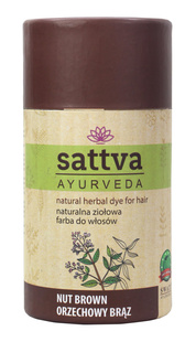 HENNA ORZECHOWY BRĄZ ECO 150 g - SATTVA (AYURVEDA)