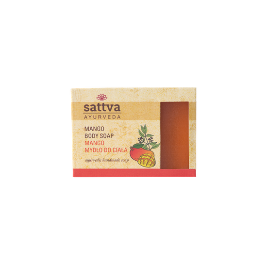 MYDŁO W KOSTCE DO CIAŁA MANGO 125 g - SATTVA