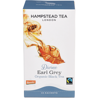 Herbata czarna Divine Earl Grey saszetki 40g | ORGANIC - FAIRTRADE | Hampstead