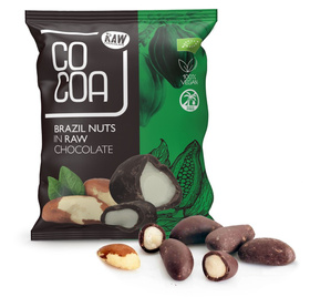 ORZECHY BRAZYLIJSKIE W CZEKOLADZIE SUROWEJ BIO 70 g - COCOA