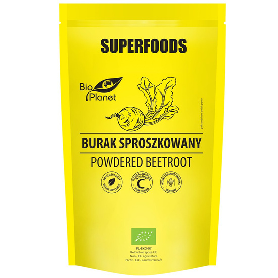 BURAK SPROSZKOWANY BIO 200 g - BIO PLANET SUPERFOODS