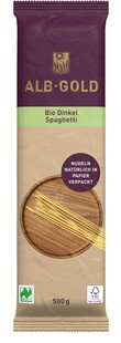 MAKARON (ORKISZOWY) SPAGHETTI BIO 500 g - ALB-GOLD