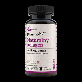 KOLAGEN Z DZIKIEGO DORSZA + WITAMINA C BEZGLUTENOWY 90 KAPSUŁEK - PHARMOVIT (CLASSIC)