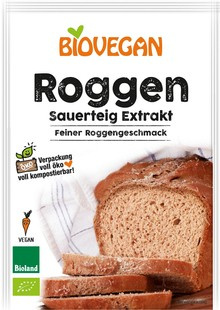 ZAKWAS CHLEBOWY ŻYTNI W PROSZKU BIO 30 g - BIOVEGAN