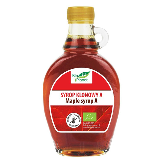 SYROP KLONOWY A BEZGLUTENOWY BIO 330 g (250 ml) - BIO PLANET