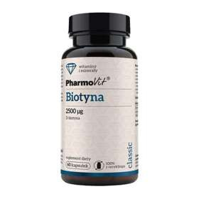 BIOTYNA (2500 µg) 60 KAPSUŁEK - PHARMOVIT (CLASSIC)