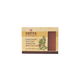 MYDŁO W KOSTCE DO CIAŁA DRZEWO SANDAŁOWE 125 g - SATTVA