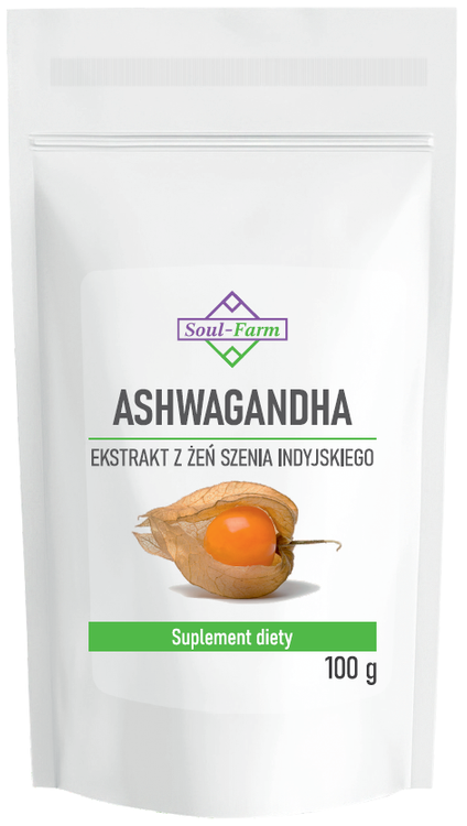 ASHWAGANDHA EKSTRAKT PROSZEK 100 g - SOUL FARM