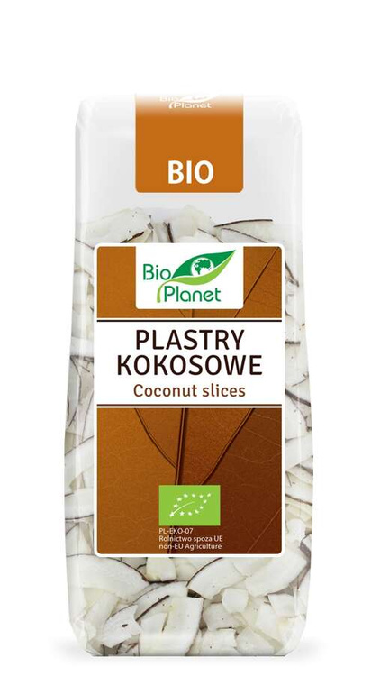 PLASTRY KOKOSOWE BIO 100 g - BIO PLANET