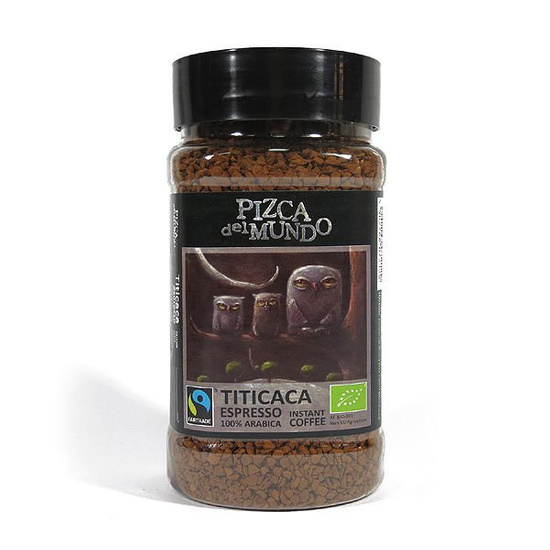 PRZEDSPRZEDAŻ Kawa rozpuszczalna, 100% arabika Titicaca espresso 100g | ORGANIC - FAIRTRADE | Pizca del Mundo