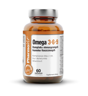 OMEGA 3-6-9 BEZGLUTENOWE 60 KAPSUŁEK - PHARMOVIT (CLEAN LABEL)