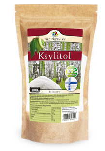 KSYLITOL 1 kg - PIĘĆ PRZEMIAN (FINLANDIA)