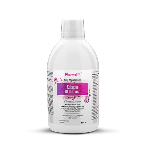 SUPLEMENT DIETY KOLAGEN (10 000 mg) W PŁYNIE BEZGLUTENOWY 500 ml - PHARMOVIT