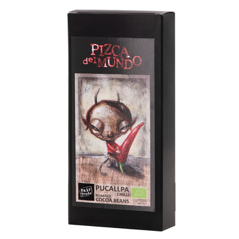 Pizca del Mundo | Pucallpa chilli (prażone ziarna kakao z chilli) 100g | ORGANIC - FAIR TRADE