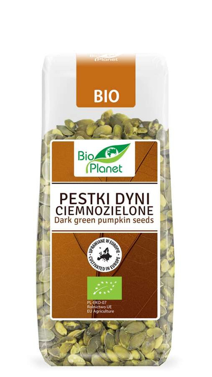 PESTKI DYNI CIEMNOZIELONE (UPRAWIANE W EUROPIE) BIO 150 g - BIO PLANET