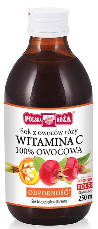SOK Z RÓŻY NFC NA ODPORNOŚĆ 250 ml - POLSKA RÓŻA