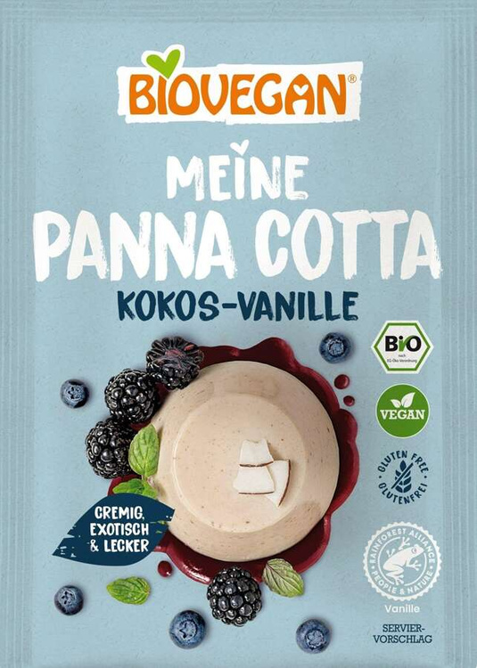 DESER KOKOSOWY PANNA COTTA W PROSZKU WEGAŃSKI BEZGLUTENOWY BIO 46 g - BIOVEGAN