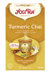 HERBATKA ZŁOTY CHAI Z KURKUMĄ (TURMERIC CHAI) BIO (17 x 2 g) 34 g - YOGI TEA