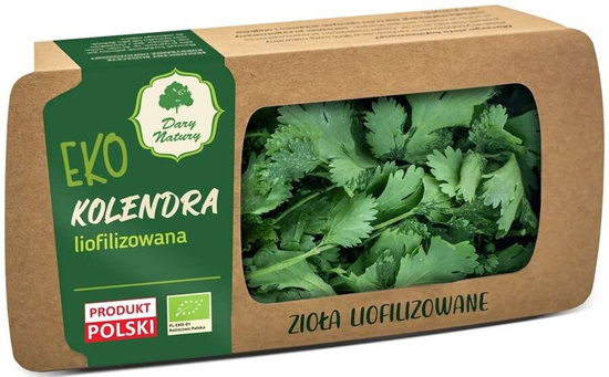 KOLENDRA LIOFILIZOWANA BEZGLUTENOWA BIO 5 g - DARY NATURY