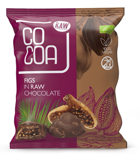 FIGI W CZEKOLADZIE SUROWEJ BIO 70 g - COCOA