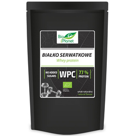 BIAŁKO SERWATKOWE NATURALNE (WPC 77) BIO 150 g - BIO PLANET