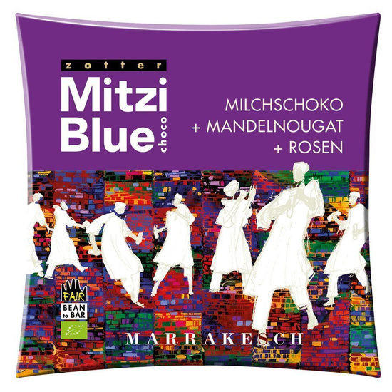Zotter | Mitzi Blue - Mleczna Czekolada 40% Marrakesh 65g | ORGANIC - FAIR TRADE