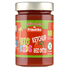 KETCHUP BEZ OCTU DLA DZIECI BEZGLUTENOWY BIO 315 g - PRIMAVIKA (BIO KIDS)