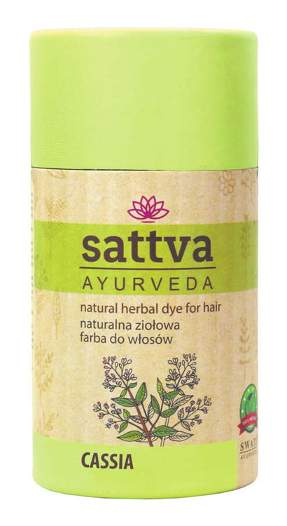 HENNA BEZBARWNA CASSIA ECO 150 g - SATTVA