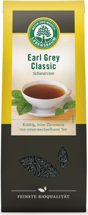 HERBATA EARL GREY LIŚCIASTA BIO 100 g - LEBENSBAUM
