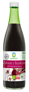 ZAKWAS Z BURAKÓW KISZONYCH BEZGLUTENOWY BIO 500 ml - BIOFOOD