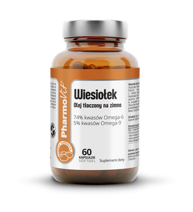 OLEJ Z WIESIOŁKA BEZGLUTENOWY (1000 mg) 60 KAPSUŁEK - PHARMOVIT (CLEAN LABEL)