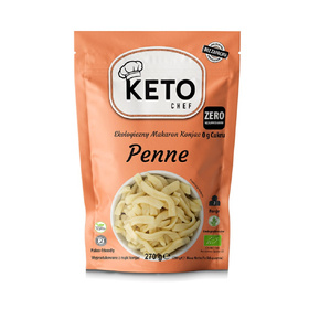 MAKARON (KONJAC) PENNE BEZGLUTENOWY BIO 270 g (200 g) - KETO CHEF