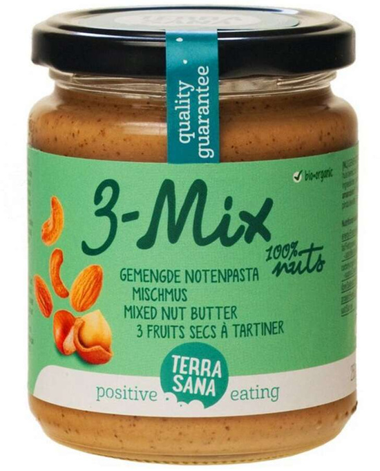 Terra Sana | Krem z 3 orzechów 250g | ORGANIC