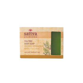 MYDŁO W KOSTCE DO CIAŁA DRZEWO HERBACIANE 125 g - SATTVA (AYURVEDA)